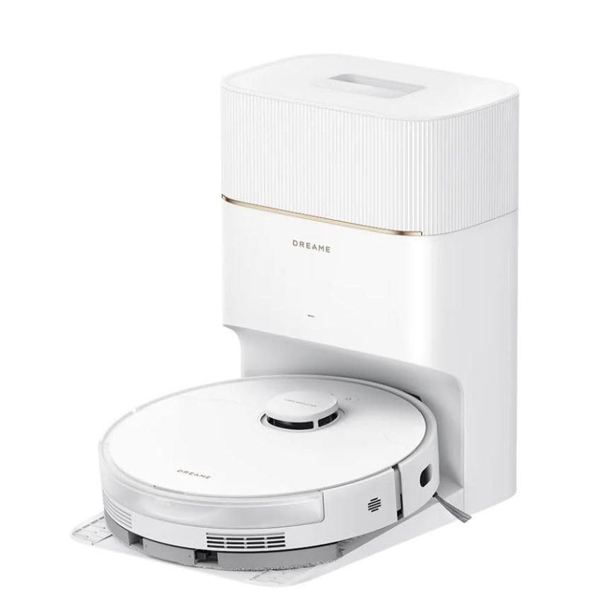 DREAME D9 Max Gen 2 Robô Aspirador de Pó e Passa Pano, 6000Pa, Para Pisos e Pelos de Pets, 285 Min Autonomia, Navegação LDS 360°,Mapeamento Multinível, App/Voz(Alexa/Google), Bivolt