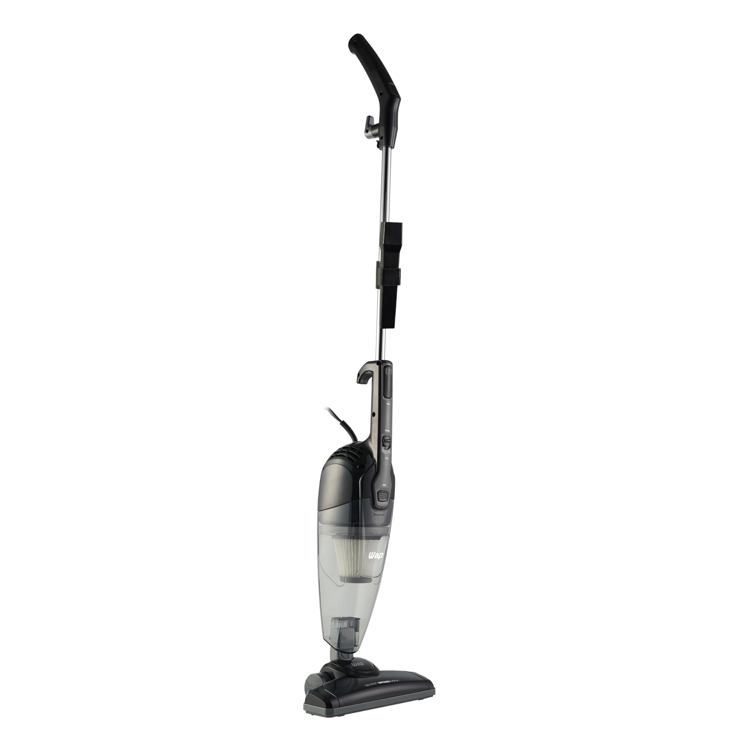 WAP Aspirador de Pó Vertical SILENT SPEED MAX 3 em 1, Compacto, 1 Litro, com Extensor Removível, 85mbar 1350W 127V