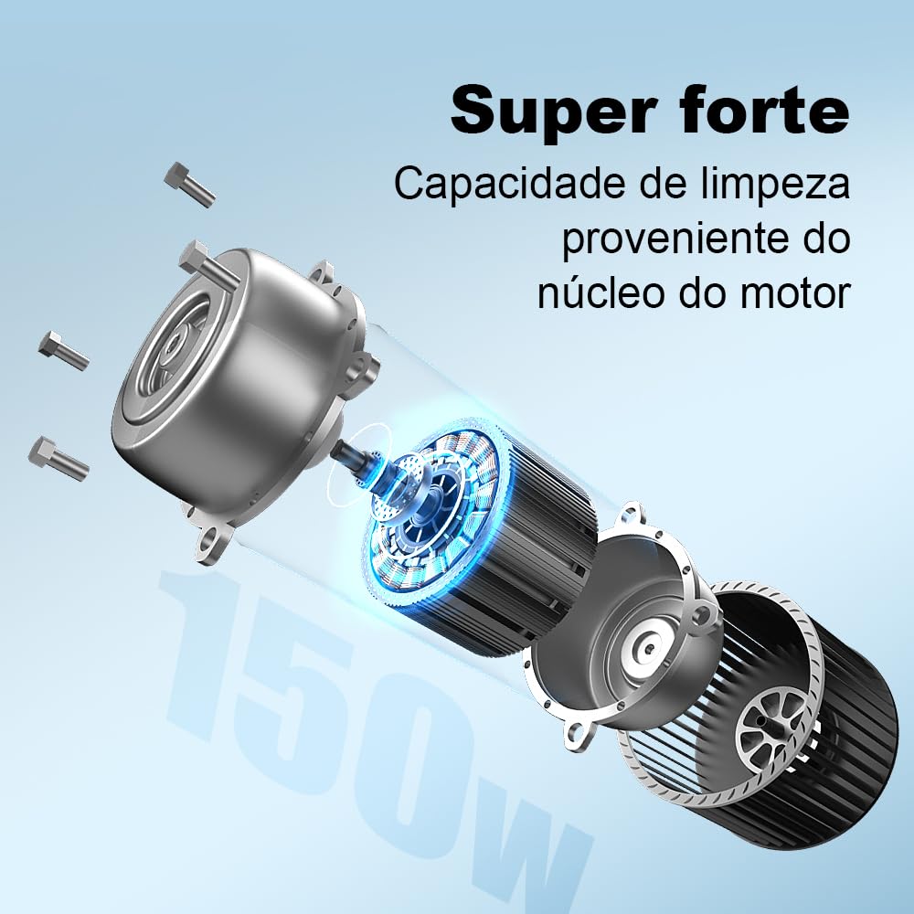 Aspirador Vertical de Pó Liectroux i7 Pro Sem Fio 3 em 1 Aspira Passa Pano Autolimpante Para Sólidos e Líquidos Pelos de Pet Cachorro Gato Potente Com Filtro HEPA Bivolt