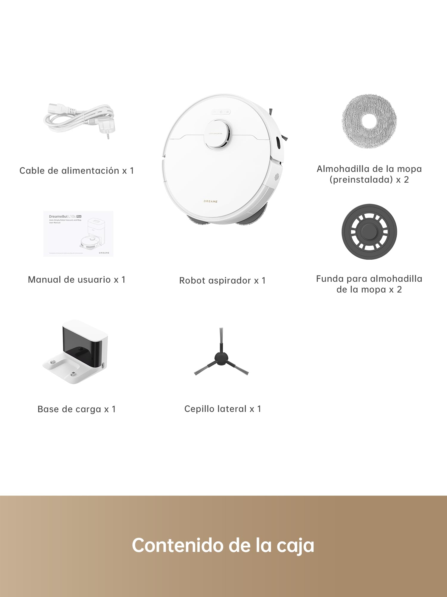 DREAME D9 Max Gen 2 Robô Aspirador de Pó e Passa Pano, 6000Pa, Para Pisos e Pelos de Pets, 285 Min Autonomia, Navegação LDS 360°,Mapeamento Multinível, App/Voz(Alexa/Google), Bivolt