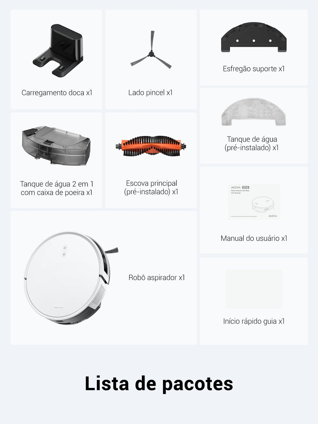 DREAME D9 Max Gen 2 Robô Aspirador de Pó e Passa Pano, 6000Pa, Para Pisos e Pelos de Pets, 285 Min Autonomia, Navegação LDS 360°,Mapeamento Multinível, App/Voz(Alexa/Google), Bivolt