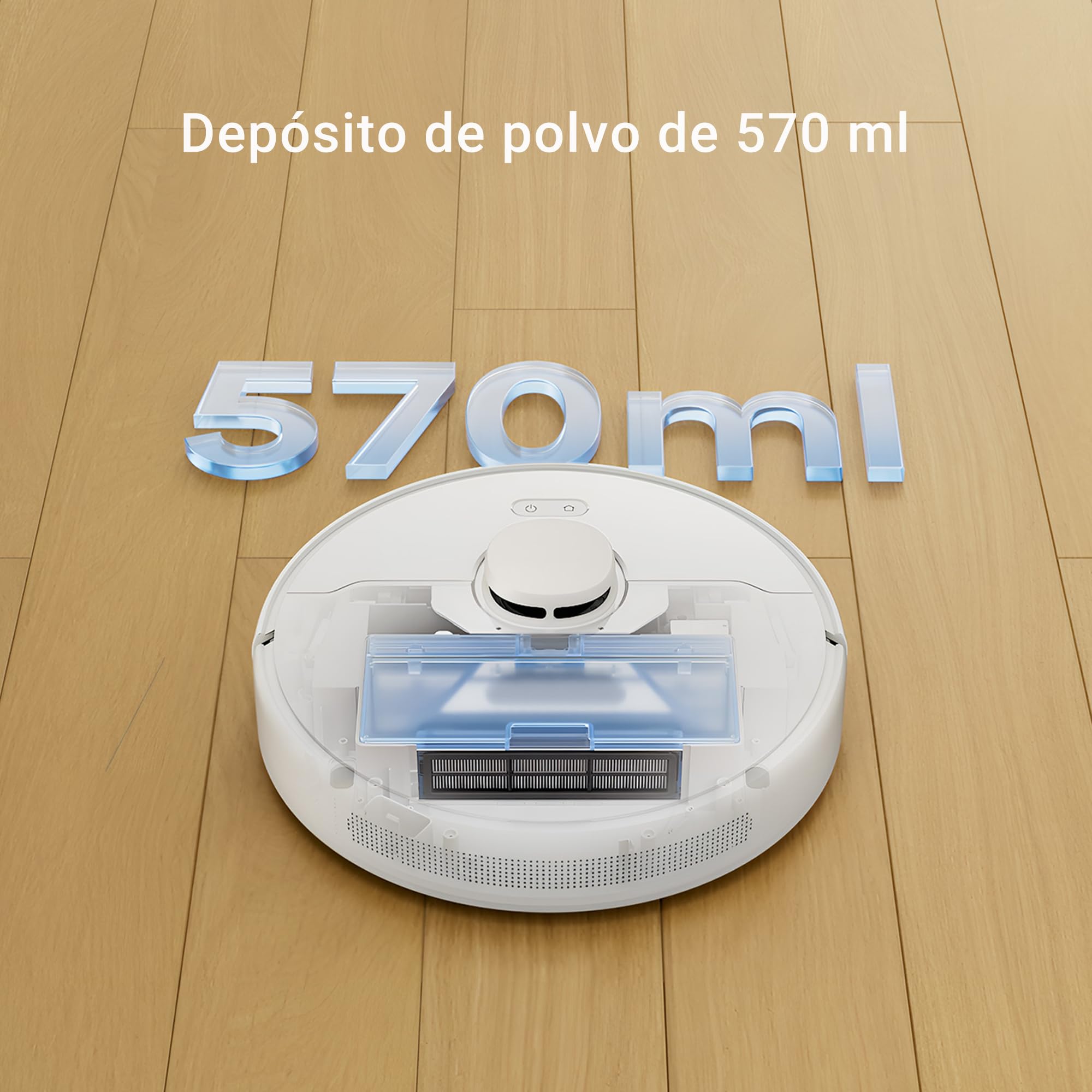DREAME D9 Max Gen 2 Robô Aspirador de Pó e Passa Pano, 6000Pa, Para Pisos e Pelos de Pets, 285 Min Autonomia, Navegação LDS 360°,Mapeamento Multinível, App/Voz(Alexa/Google), Bivolt