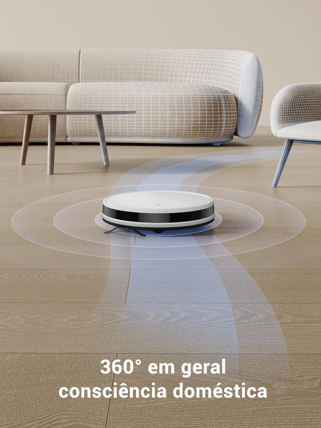 DREAME D9 Max Gen 2 Robô Aspirador de Pó e Passa Pano, 6000Pa, Para Pisos e Pelos de Pets, 285 Min Autonomia, Navegação LDS 360°,Mapeamento Multinível, App/Voz(Alexa/Google), Bivolt